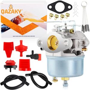 qazaky adjustable carburetor compatible with tecumseh 632107 632378 632536 640084 640105 640299 632107a 632378a 640084a 640084b 640299a 640299b 3.5hp 4hp 5hp hs50 lh195sp ohsk110 ohsk120 ohsk125 carb