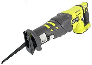 ryobi p517 18v lithium ion cordless brushless 2,900 spm reciprocating saw w/ anti-vibration handle and tool-less blade changing (battery not included, power tool only)