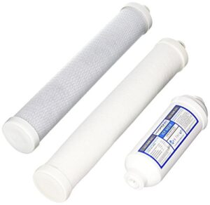 hydronix hx cul-3 compatible culligan ac-30 ac-15 ro 3 filter replacement set for reverse osmosis drinking water system, 12.5x5x1.9, white - hx-ro-cul-3