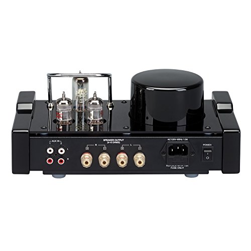 SOLIS SO-8000 Stereo Bluetooth Audiophile Vacuum Tube Audio System Amplifier with VU Meter and Aux-in