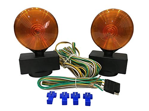 MaxxHaul 80778 Magnetic Towing Light Kit (Dual Sided for RV, Boat, Trailer and More DOT Approved)