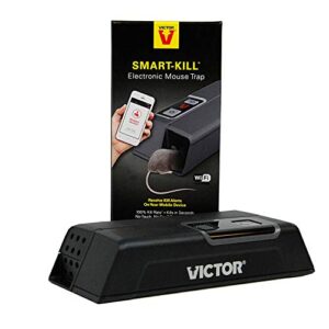 Victor M1 Smart-Kill Wi-Fi Electronic Mouse Trap,Black (1 Pack)