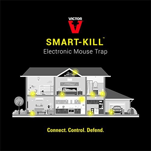 Victor M1 Smart-Kill Wi-Fi Electronic Mouse Trap,Black (1 Pack)