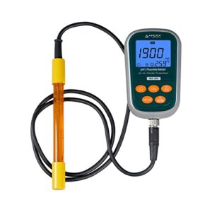 Apera Instruments, LLC AI4725 WS100 Fluoride/pH Portable Meter Kit with 3-in-1 Fluoride Probe