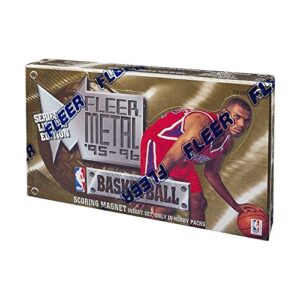 1995-96 fleer metal series 2 basketball hobby box