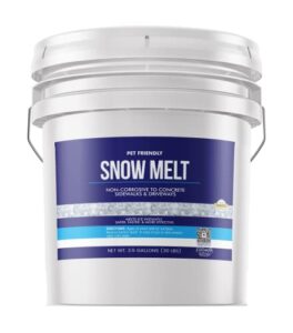 earthborn elements snow melt 3.5 gallon, fast-acting & powerful, pet & eco-friendly pellets