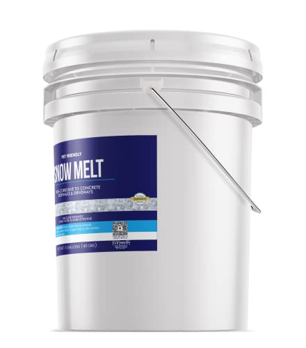 Earthborn Elements Snow Melt 5 Gallon, Fast-Acting & Powerful, Pet & Eco-Friendly Pellets