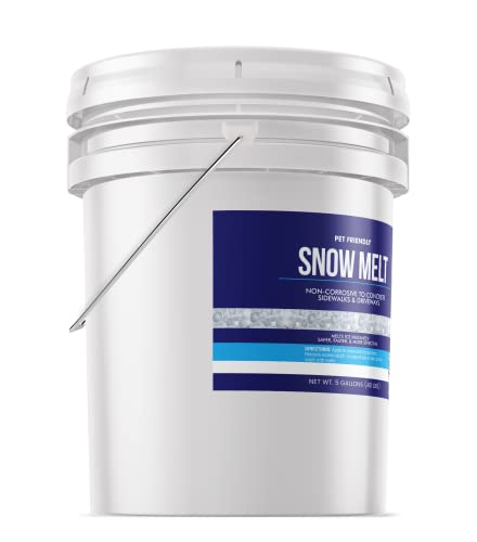 Earthborn Elements Snow Melt 5 Gallon, Fast-Acting & Powerful, Pet & Eco-Friendly Pellets