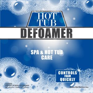 Spa & Hot Tub Defoamer - Gallon - Quickly Removes Foam Without The Use of Harsh Chemicals, Eco-Friendly Safe Silicone Emulsion Formula - Concentrate