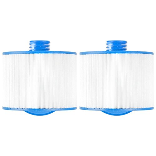 Clear Choice Pool Spa Filter 8.00 Dia x 6.00 in Cartridge Replacement for Bullfrog 50 Bullfrog 352003-2012 Aladdin 15052, [2-Pack]