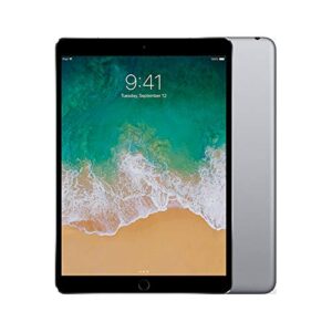 apple ipad pro 10.5in - 512gb wifi - 2017 model - grey (renewed)