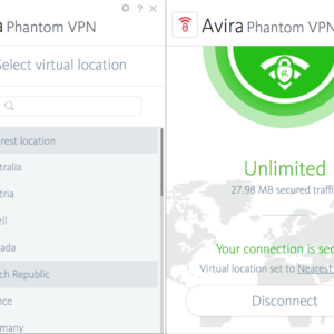 Avira Phantom VPN Pro 2018 | 1 User | 1 Year Unlimited [Online Code]