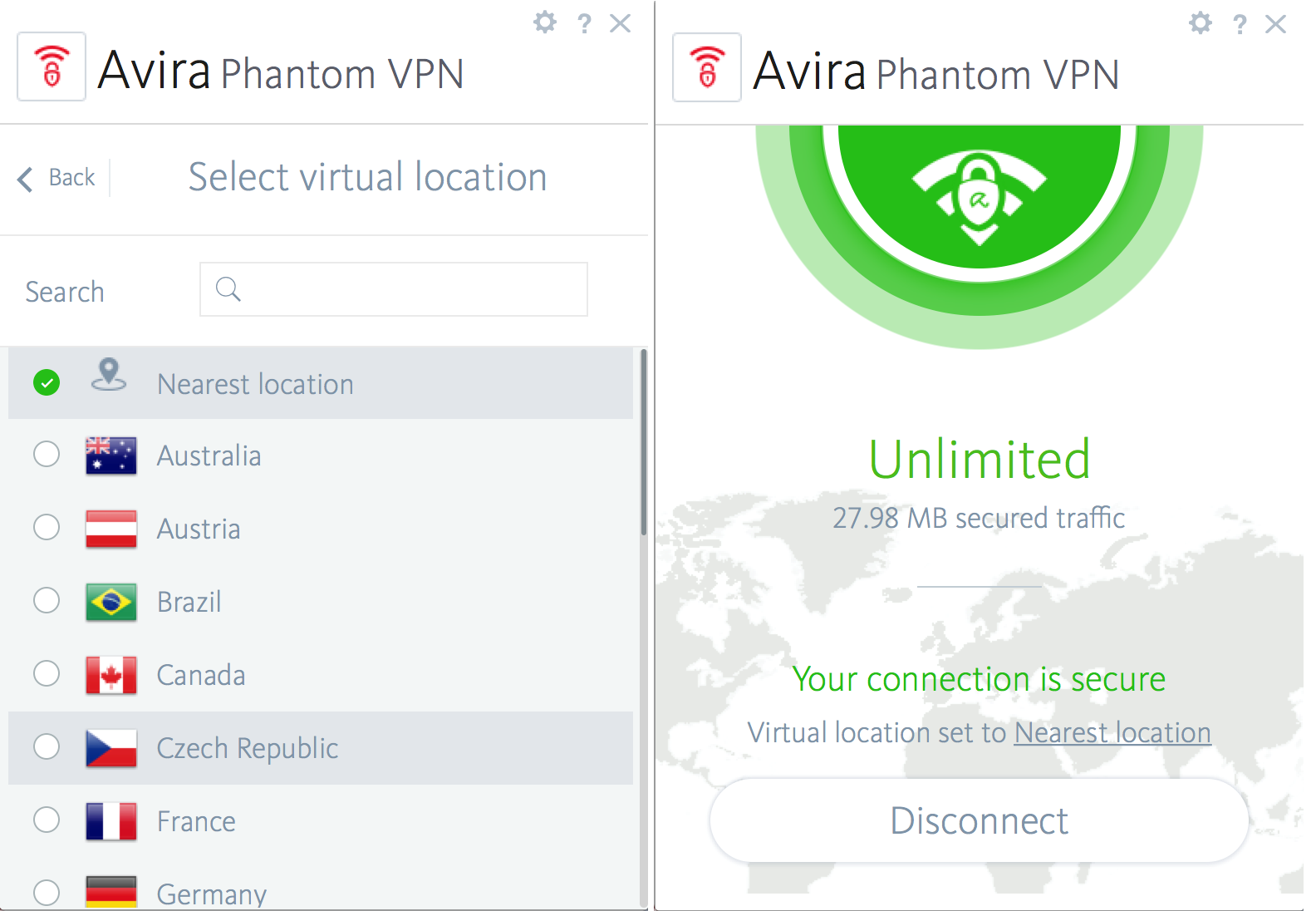 Avira Phantom VPN Pro 2018 | 1 User | 1 Year Unlimited [Online Code]