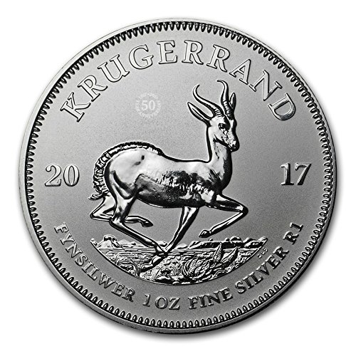 2017 ZA Silver Krugerrand 2017 South Africa 1 oz Silver Krugerrand Premium BU $1 Brilliant Uncirculated MS