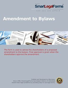 amendment to bylaws [instant access]