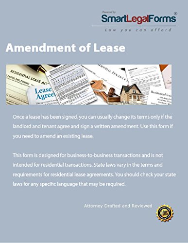 Amendment of Lease [Instant Access]