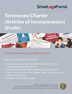 charter (articles of incorporation) (profit) - tn [instant access]