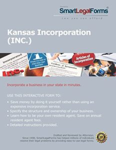 articles of incorporation (profit) - ks [instant access]