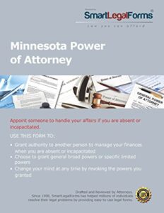 power of attorney (statutory forms) - minnesota [instant access]
