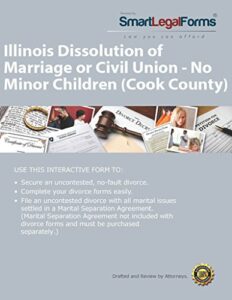 illinois dissolution of marriage or civil union - no minor children (cook county) [instant access]