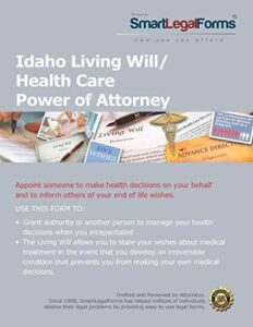 living will and health care power of attorney - idaho [instant access]