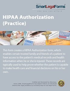 hipaa authorization (practice) [instant access]