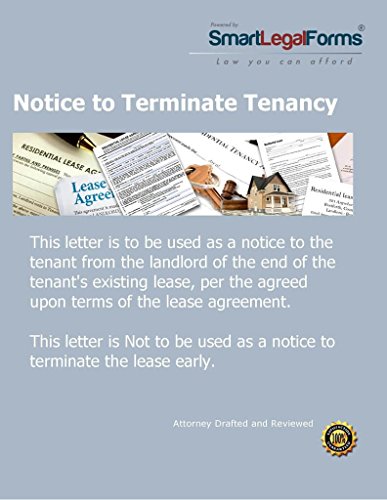 Notice to Terminate Tenancy [Instant Access]