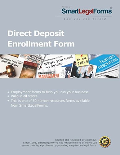 Direct Deposit Enrollment Form [Instant Access]