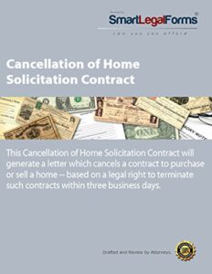 cancellation of home solicitation contract [instant access]