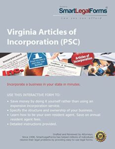 articles of incorporation (psc) - va [instant access]