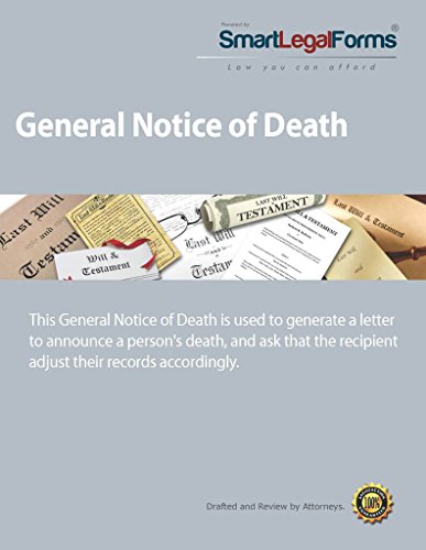 General Notice of Death [Instant Access]