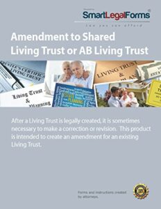 amendment to shared living trust or ab living trust [instant access]