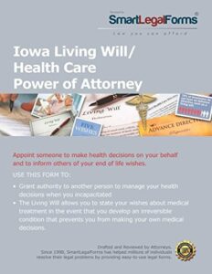 living will and health care power of attorney - iowa [instant access]
