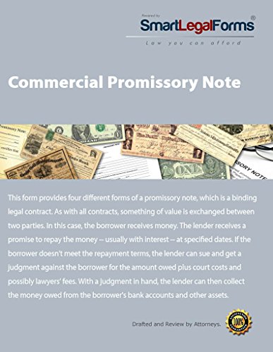 Commercial Promissory Note [Instant Access]