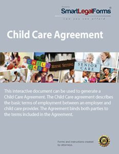 child care agreement [instant access]