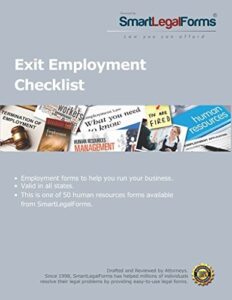 exit employment checklist [instant access]