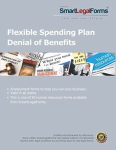 flexible spending plan denial of benefits [instant access]