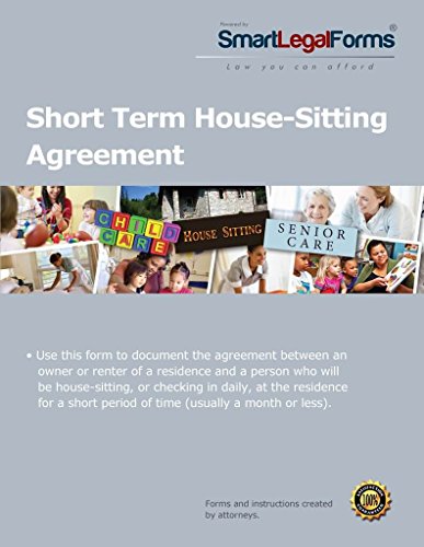 Short Term Housesitting Agreement [Instant Access]