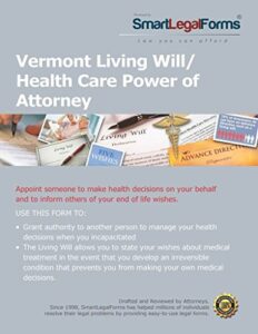 living will and health care power of attorney - vermont [instant access]