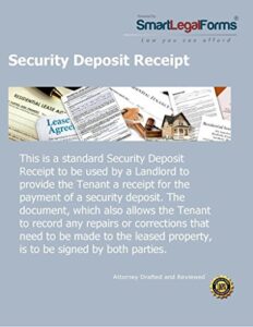 security deposit receipt [instant access]