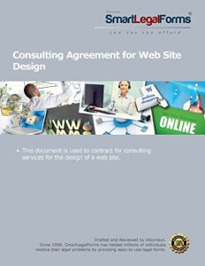 consulting agreement for web site design [instant access]