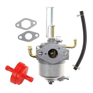 hqparts carburetor carb & fuel filter for carburetor for toro 38587 38272 38282 38452 snow blower 119-1570 119-1928 119-1977 power clear 180 pc180 418zr 418ze toro 119-1980 520-876