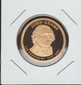 2007 united states presidential john adams $1 superb gem proof dcam us mint
