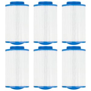 clear choice pool spa filter 5.38 dia x 7.00 in cartridge replacement for la spa baleen ak-90107 excel xls-524, [6-pack]
