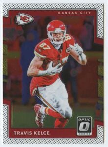 2017 donruss optic #65 travis kelce kansas city chiefs