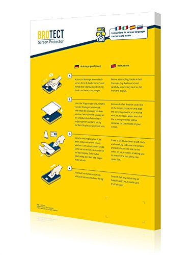 brotect AirGlass Glass screen protector for Fluke MultiMeter 289, Extra-Hard, Ultra-Light, screen guard