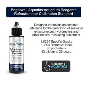 Brightwell Aquatics Refractometer Calibration Standard, Accurate Reference for The Calibration of Seawater Refractometers, Hydrometers & Other Density Measuring Equipment, RES60