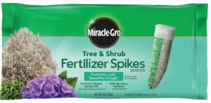 miracle-gro fertilizer spikes, gedwll 36 pack (trees & shrubs, evergreens&fruit & citrus)