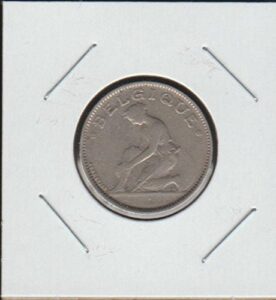 1922 be kneeling figure, legend in french $1 very good