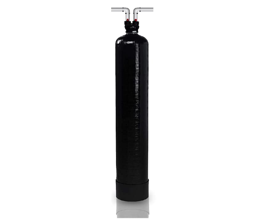 Whole House Calcite pH Acid Neutralizer Upflow Filter System | In and Out Valve 1.0 cu ft. 9"x 48" Tank